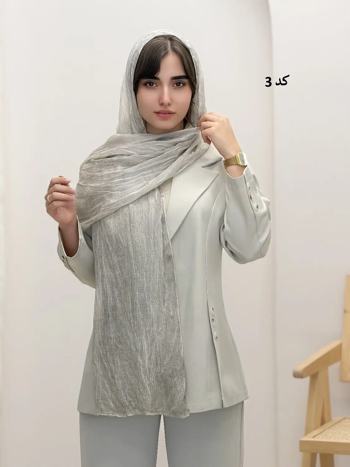 4494-شال ابریشم بیتا